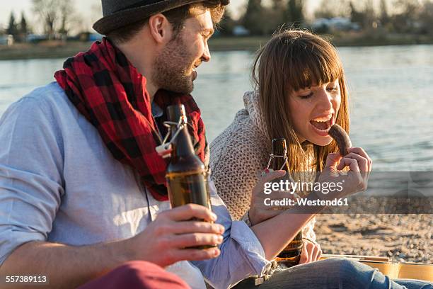 129 Riverside Eating Couple Stock Photos, High-Res Pictures, and Images ...