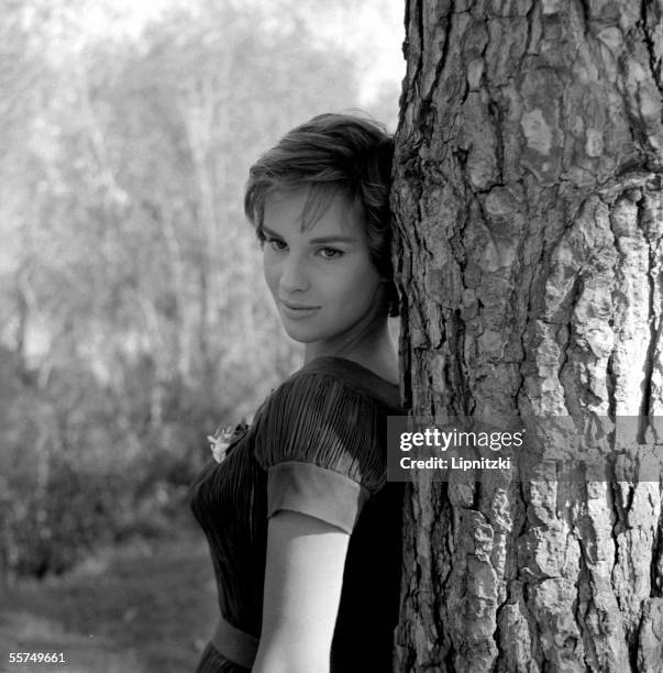 Antonella Lualdi, Italian actress. Rome, 1957.