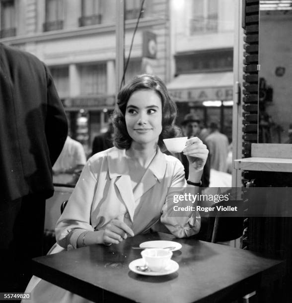 Claudine Auger in Jean Girault's film " Panurge's sheeps ". 1960. ADR-257011.