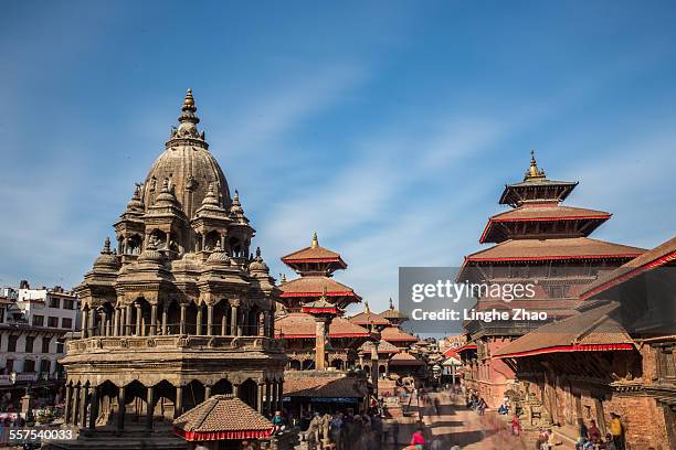 historic city of bhaktapur, nepal - patan-durbar-square stock pictures, royalty-free photos & images