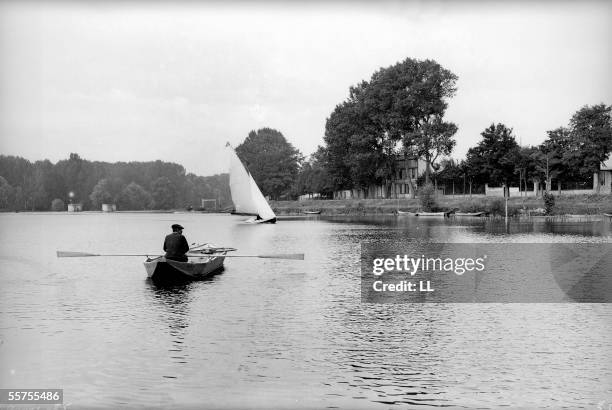 Saint-Maur-des-Fosses . The edges of the Marne in the quay of Pie. About 1910. LL-108 Reserve.