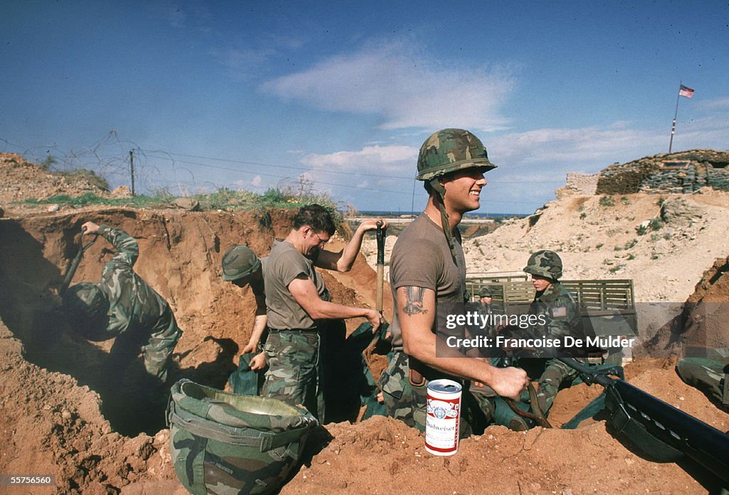 American Marines In Beirut