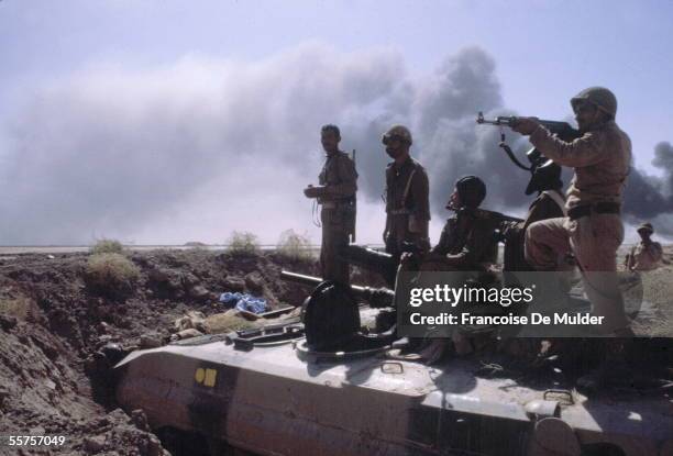 War Iran - Iraq. Khorramchahr's forehead. Armed Iraqi. On 1980. FDM-930-8.