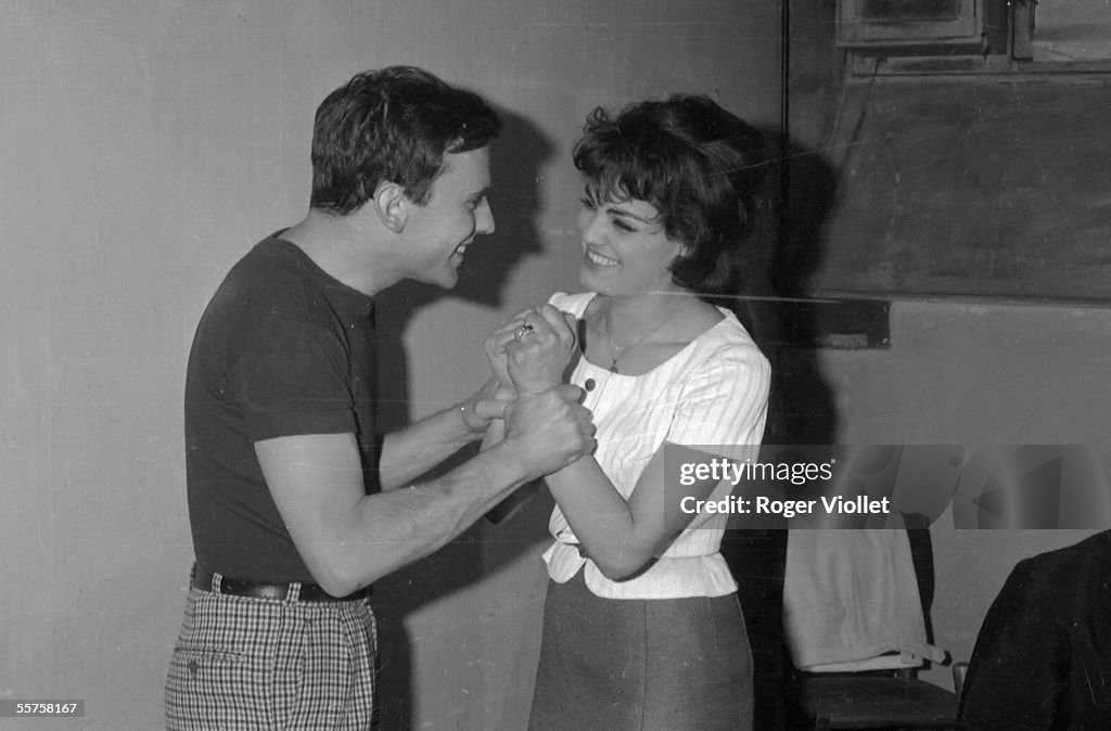 Jean-Louis Trintignant and Catherine Rouvel at the