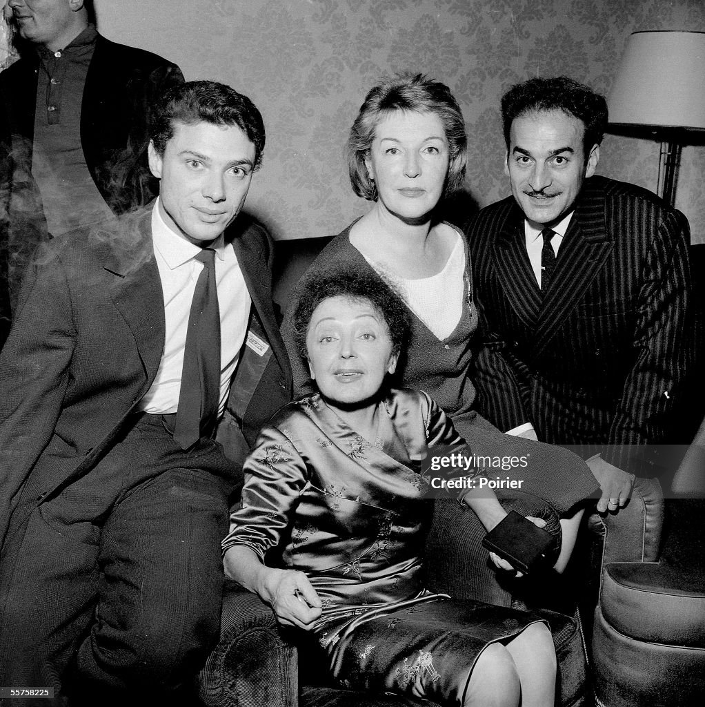 Edith Palf Georges Moustaki Edith Piaf
