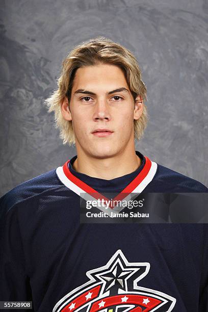 Jared Bulson Columbus Blue Jackets Portraits 2005 Photos and Premium High Res ...
