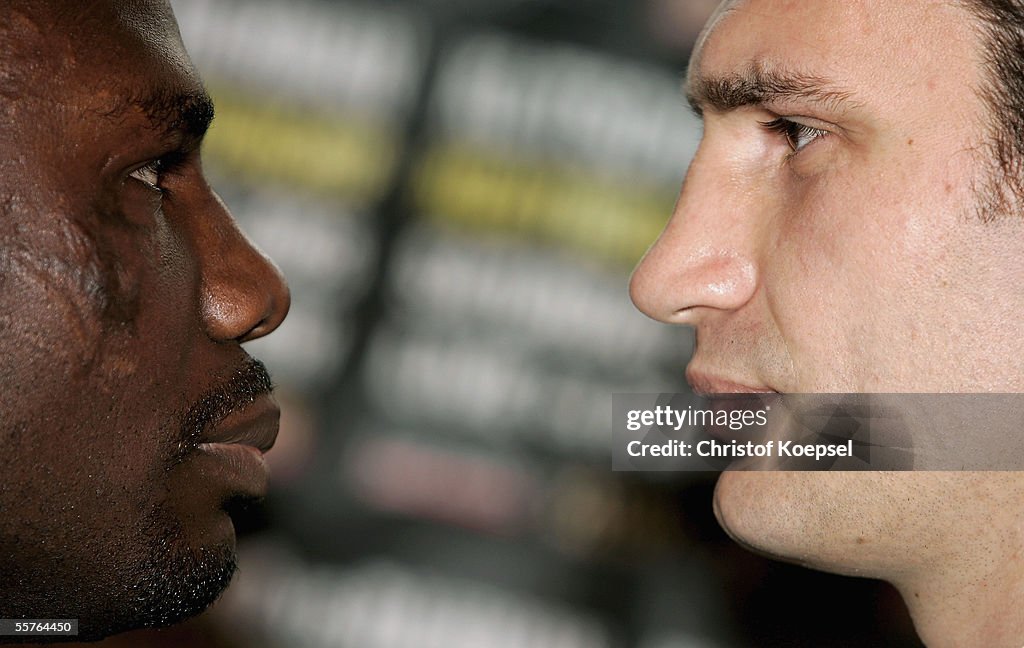 Vitali Klitschko and Hasim Rahman Press Conference