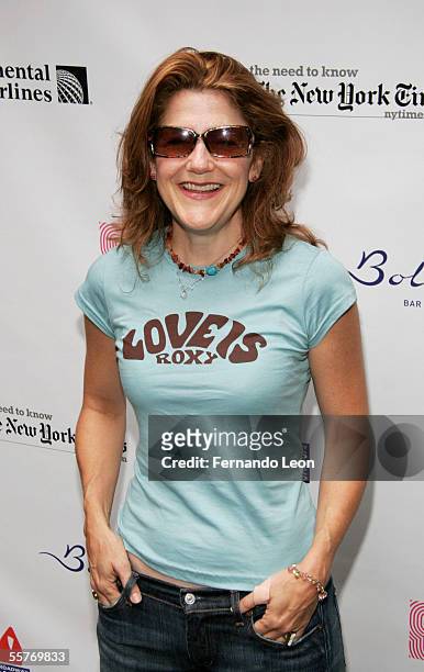 Actress Victoria Clark arrives to the 19th Annual Broadway Flea Market & Grand Auction For Broadway Cares on the patio of Bolzano's Bar Cucina...