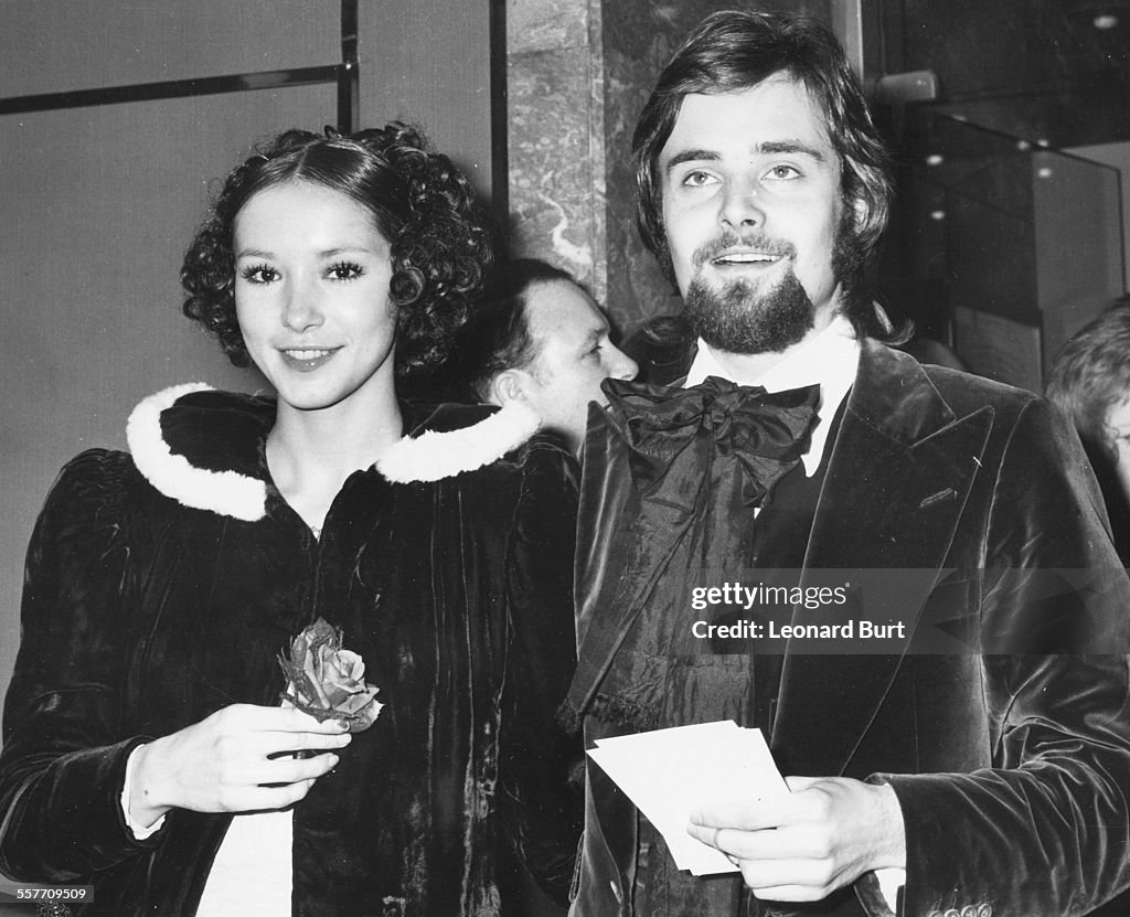 Cathee Actors Leonard Whiting and his partner Cathee Dahmen arriving at the ...