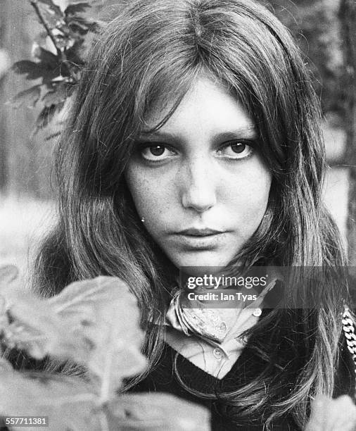 Portrait of actress Anne Wiazemsky, as she appears in the film 'Sympathy For The Devil', circa 1968.