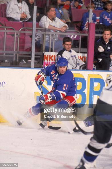 Alex Messier Canadian professional hockey player Mark Messier of the New York ...