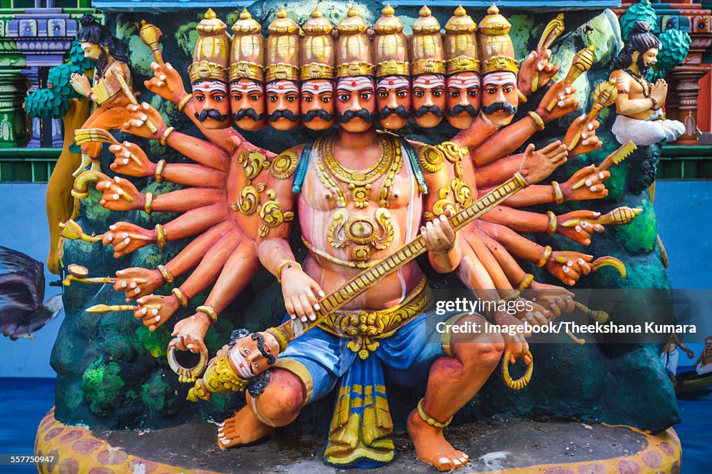 Statue of Hindu guardian spirit