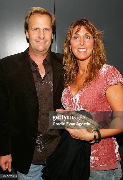 Actor Jeff Daniels and wife Kathleen attend "The Squid And The Whale" film premiere during the New York Film Festival at Alice Tully Hall, September...