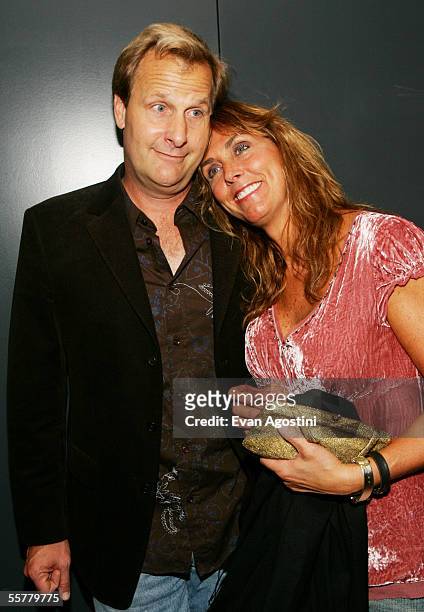 Actor Jeff Daniels and wife Kathleen attend "The Squid And The Whale" film premiere during the New York Film Festival at Alice Tully Hall, September...