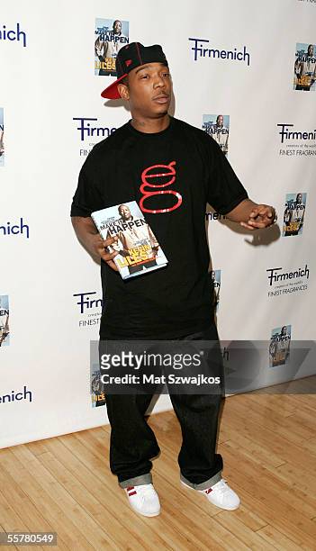 Rapper Ja Rule arrives at Kevin Lilies' book release party for "Make it Happen: The Hip Hop Generation Guide To Success" at Firmenich on September...