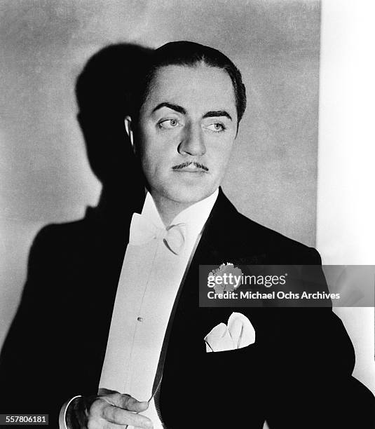 Actor William Powell poses during an event in Los Angeles, California.