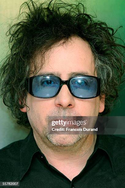 Director Tim Burton poses at the photocall ahead of this evening's premiere for Burton's "Corpse Bride" at the Ritz Hotel on September 27, 2005 in...