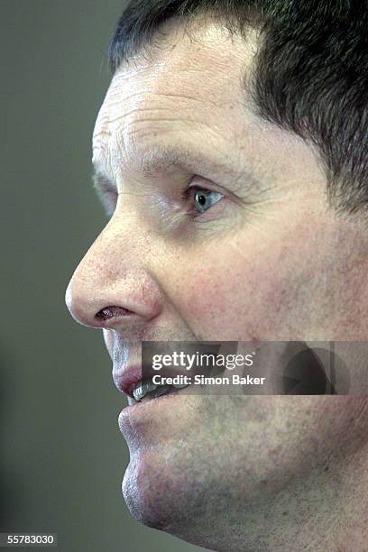 The new All Blacks coaching coordinator Robbie Deans speaks to the media at a press conference in Christchurch to announce his new appointment,...