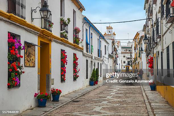 street in cordoba - cordoba stockfoto's en -beelden
