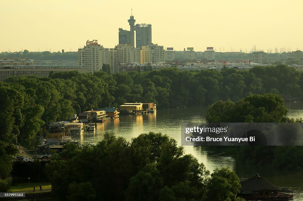 View of Sava River and Genex Tower