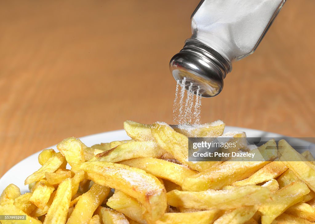 Too much salt on chips