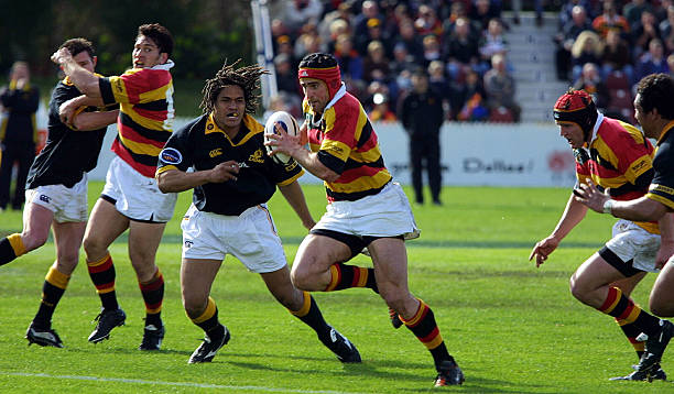 Scott McLeod from Waikato finds a hole in Wellingtons defence to score a try in their rugby NPC clash played at Hamilton, Sunday. Waikato won 3518.