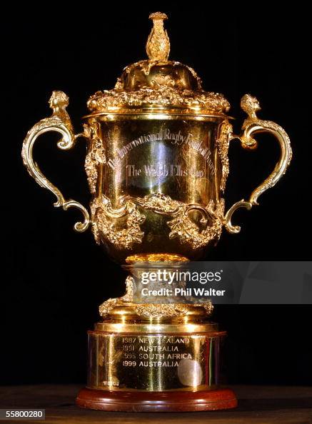 The Webb Ellis Rugby World Cup Trophy. The Webb Ellis Rugby World Cup Trophy.