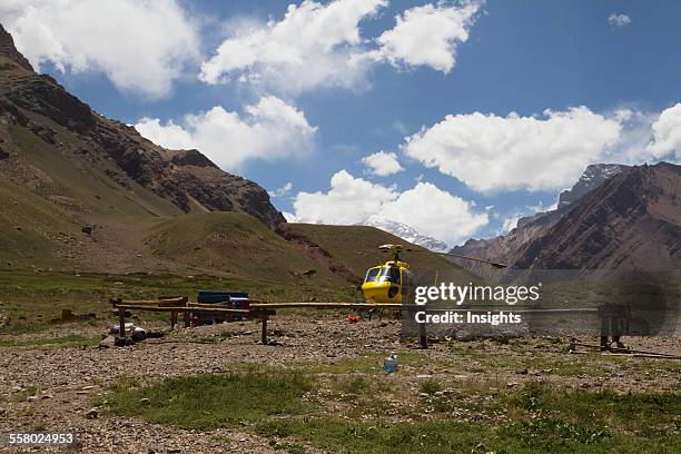 Helicopter, Mount Aconcagua Provincial Park, Mendoza, Argentina