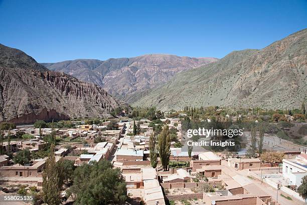 Purmamarca And The Upper Cretaceous Yacoraite Formation Of Cerro De Los Siete Colores , Jujuy, Argentina