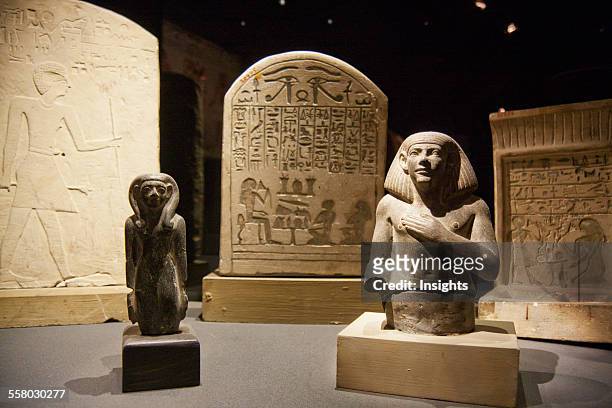 Ancient Egyptian Artefacts On Display At The Alexandria National Museum, Alexandria, Al Iskandar