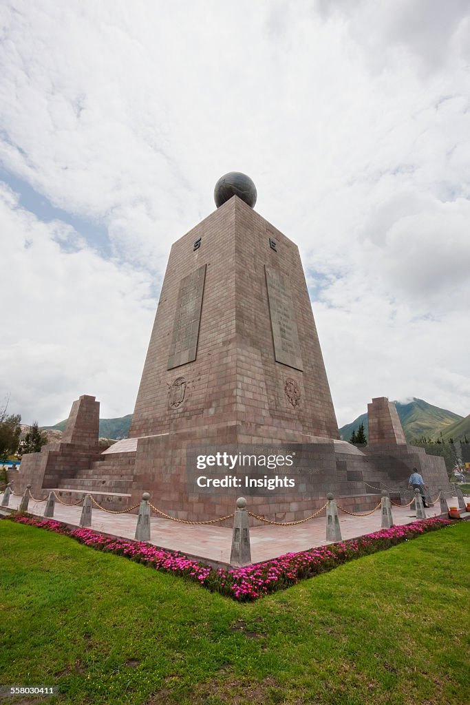 Mitad Del Mundo (Middle Of The World) Monument Near The Equator, Pichincha, Ecuador