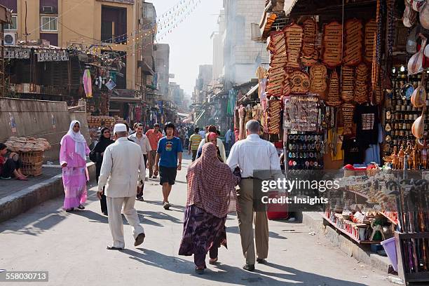 People At Khan Al-Khalili Bazaar, Cairo, Al Qahirah, Egypt