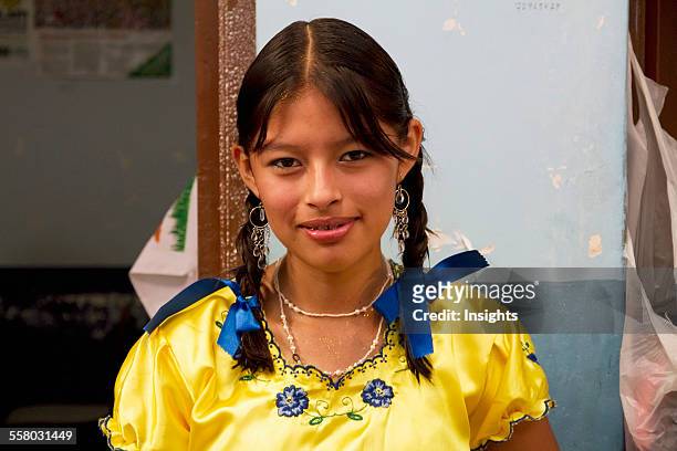 Chapaca Girl At The Jueves De Comadres Market During Carnaval Chapaco, Tarija, Bolivia