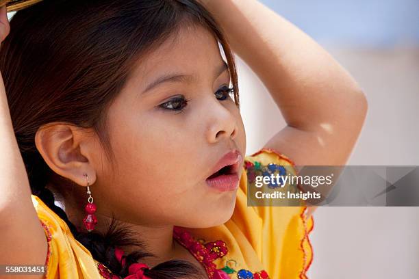 Chapaca Girl At The Jueves De Comadres Market During Carnaval Chapaco, Tarija, Bolivia