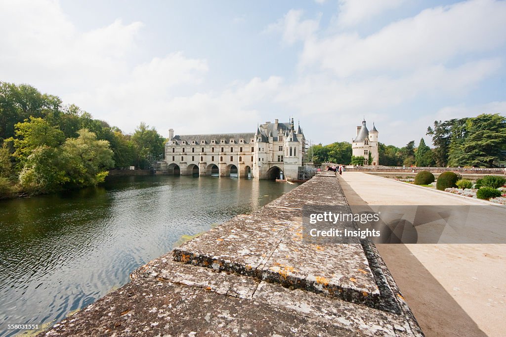 Chateau De Chenonceau On The River Cher, Chenonceau, Indre-Et-Loire, France
