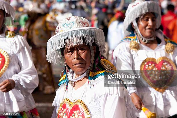 Kullawada Dancers In The Procession Of The Carnaval De Oruro, Oruro, Bolivia