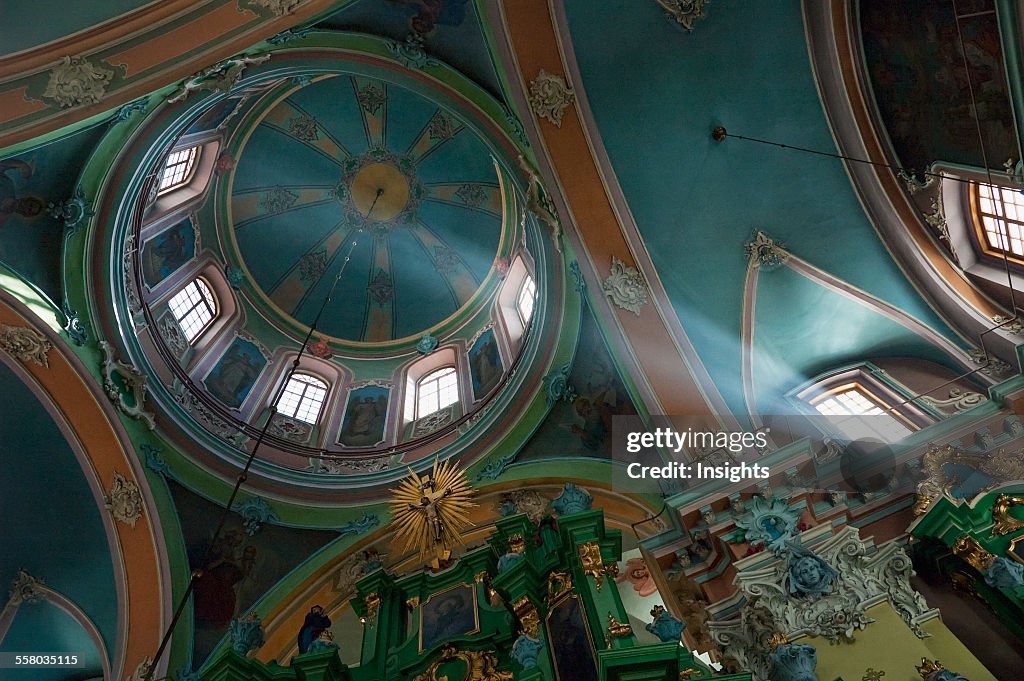 Cupola In The Orthodox Church Of The Holy Spirit, Vilnius, Lithuania