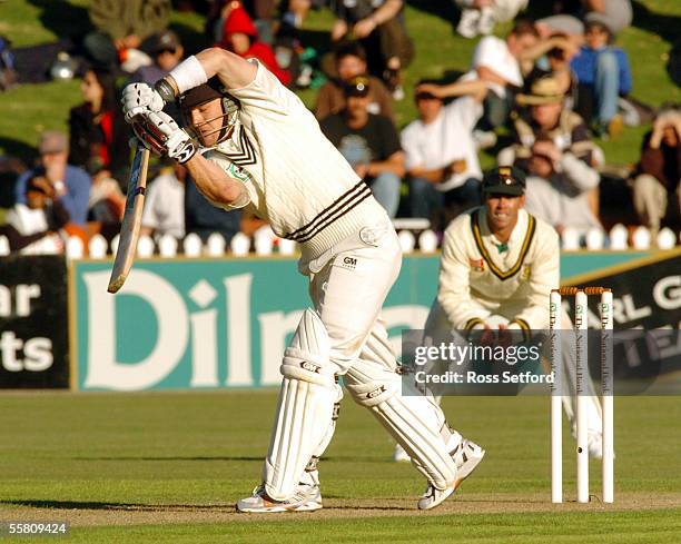 New Zealand's Brendon McCullum against South Africa on the first day of the 3rd cricket test at the Basin Reserve, Wellington, New Zealand, Friday,...