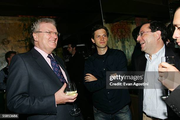 Howard Stringer, Chairman and CEO, Sony Corporation of America, director Bennett Miller and Sony Pictures Classics co-president Michael Barker attend...