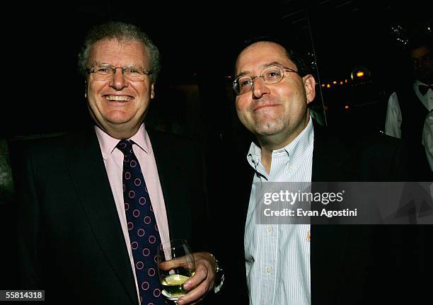 Howard Stringer , chairman and CEO of Sony Corporation of America, and Michael Barker , Sony Pictures Classics co-president, attend a pre-screening...