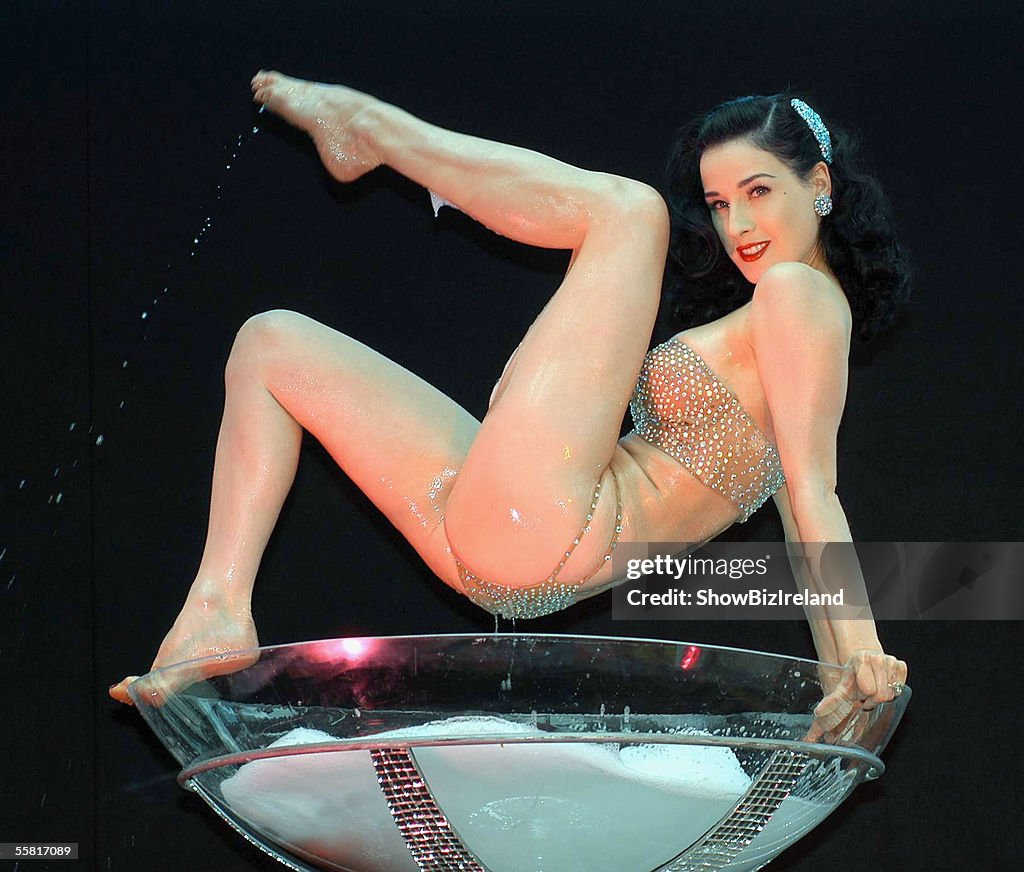 Dita Von Teese Performs At The Launch Of Dublin's Harvey Nichols Store
