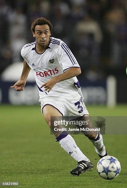 Anthony Vanden Borre of Anderlecht in action during the UEFA Champions League, group G match between RSC Anderlecht and Real Betis at the Constant...