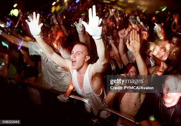 Crowd watching a stage, United Dance, 1997.