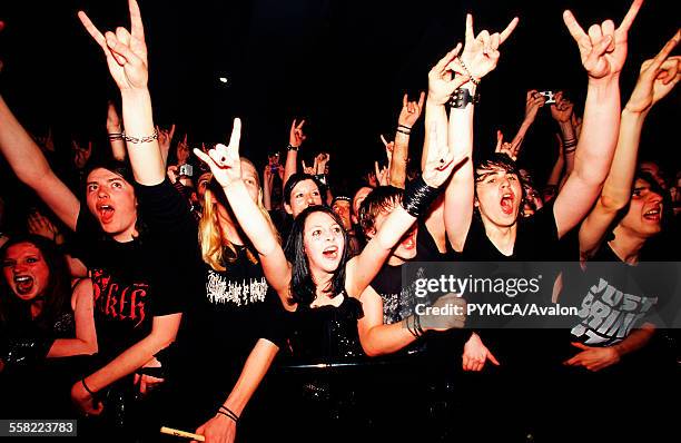 Cradle Of Filth fans, Manchester Academy, UK 2005.