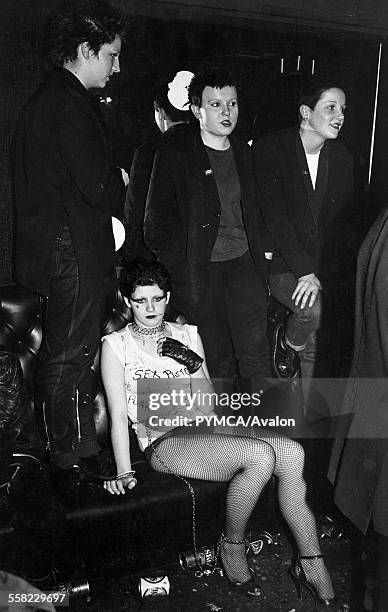 Punks at the Roxy London England April 1977.