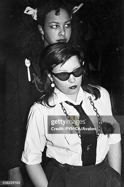 Punks at the Roxy London England April 1977.