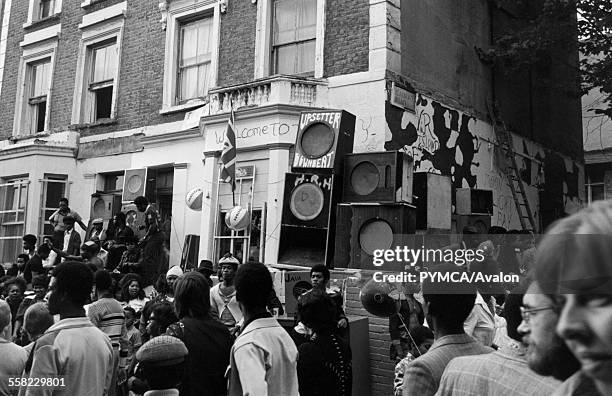 Notting Hill Carnival London August 1975.