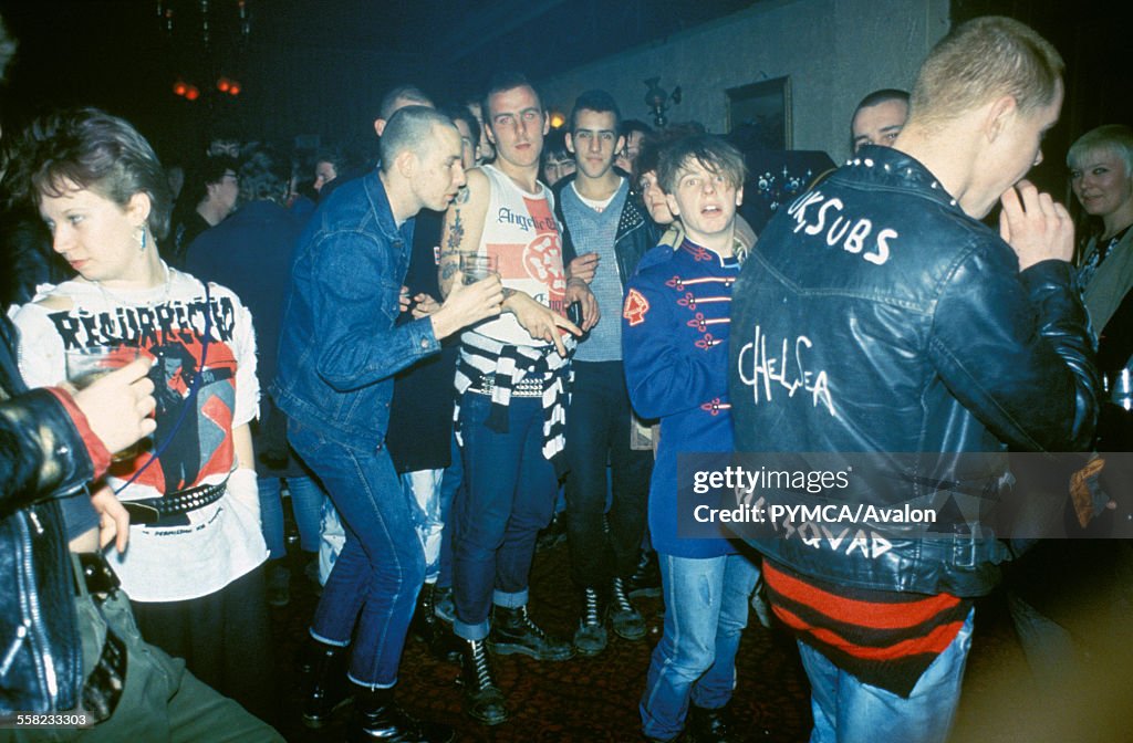 Punks and Skinheads at a GBH Concert, Thursday 17th March 1983