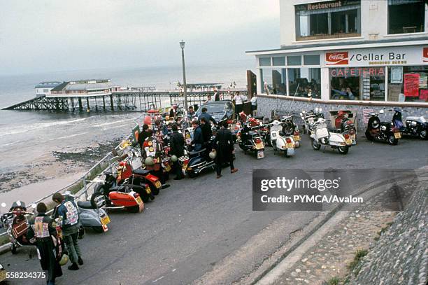 Mods At Cromer Pier.