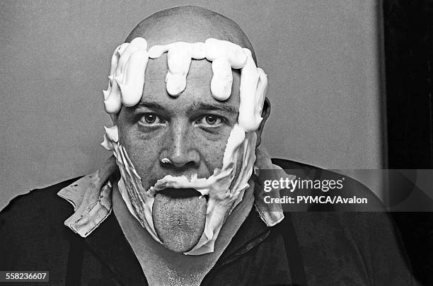 Buster Bloodvessel, singer with Bad Manners, Ska, 2 Tone band, UK 1980.